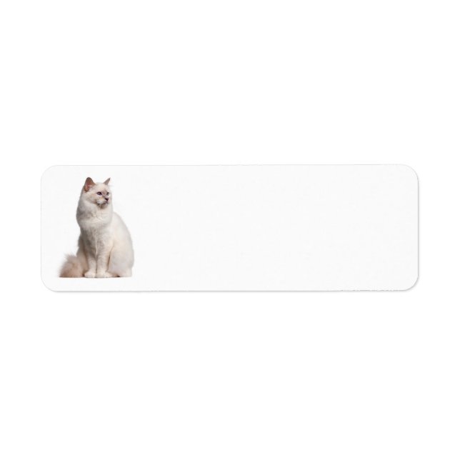 Birman Cat Return Address Label (Front)