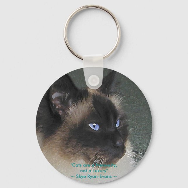 BIRMAN RAGDOLL CAT Collection Key Ring (Front)