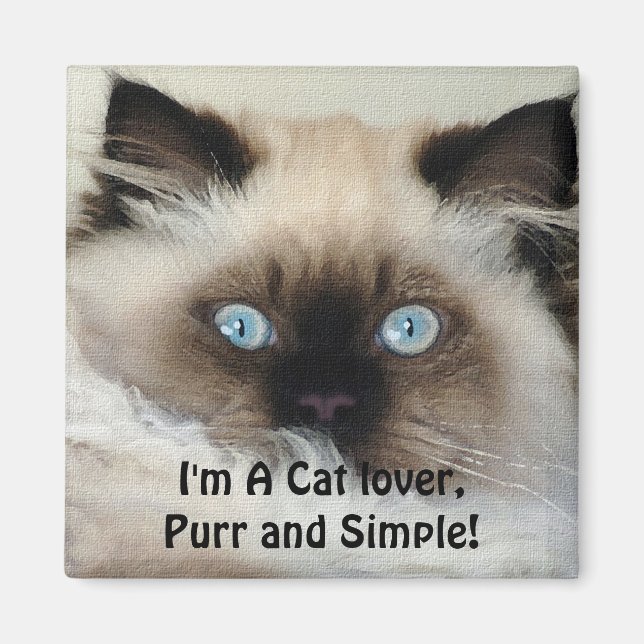Birman - Ragdoll Cat Pet-Lover Magnet (Front)