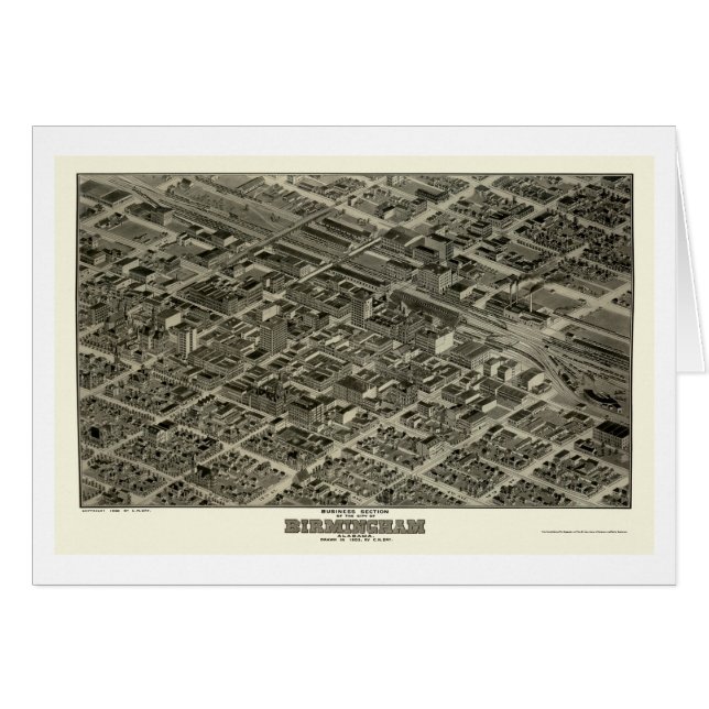 Birmingham, AL Panoramic Map - 1903 (Front Horizontal)