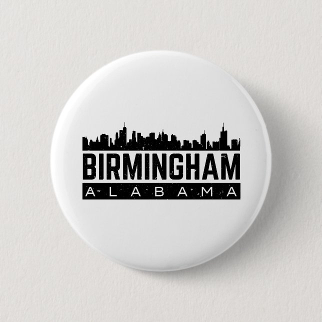 Birmingham Alabama 6 Cm Round Badge (Front)