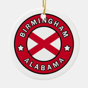 Birmingham Alabama Ceramic Ornament