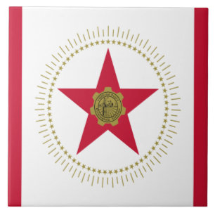 Birmingham (Alabama) city flag Ceramic Tile