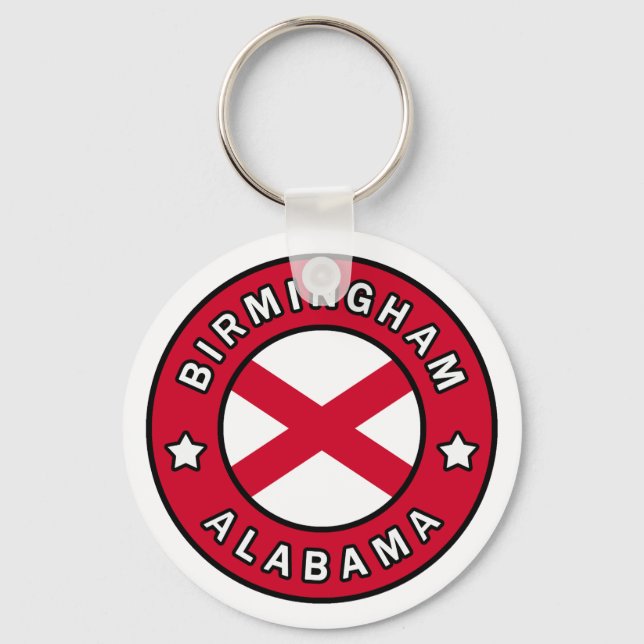 Birmingham Alabama Key Ring (Front)