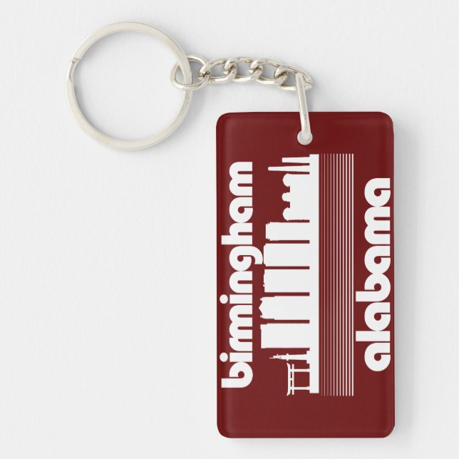 Birmingham,Alabama Key Ring (Front)