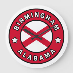 Birmingham Alabama Large Clock