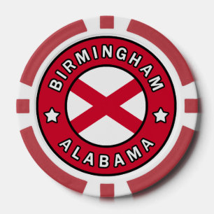 Birmingham Alabama Poker Chips
