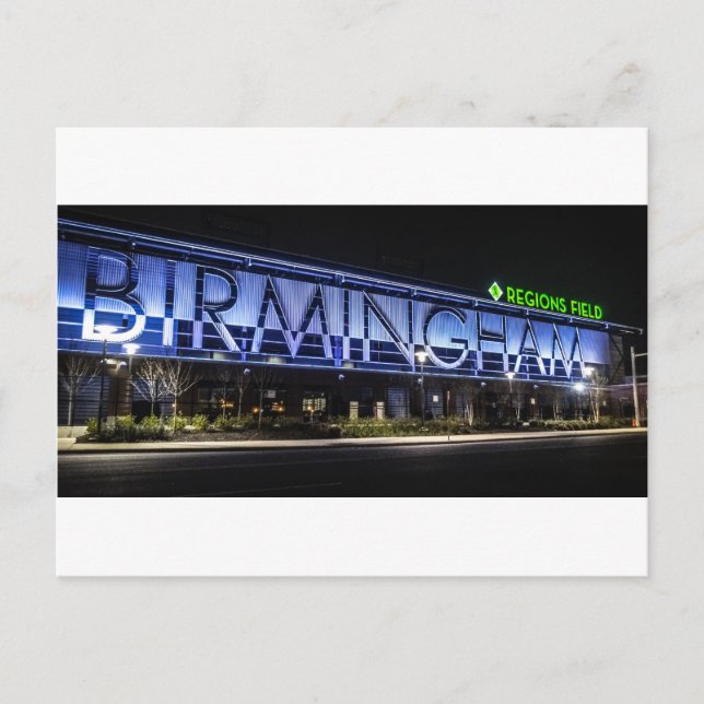 Birmingham Alabama Postcard (Front)