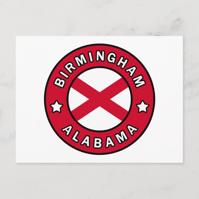 Birmingham Alabama Postcard (Front)