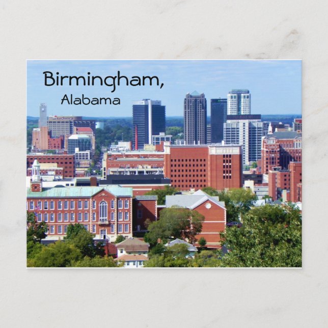 Birmingham, Alabama Postcard (Front)
