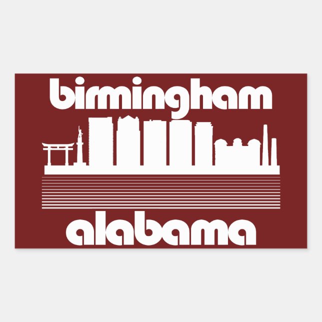 Birmingham,Alabama Rectangular Sticker (Front)