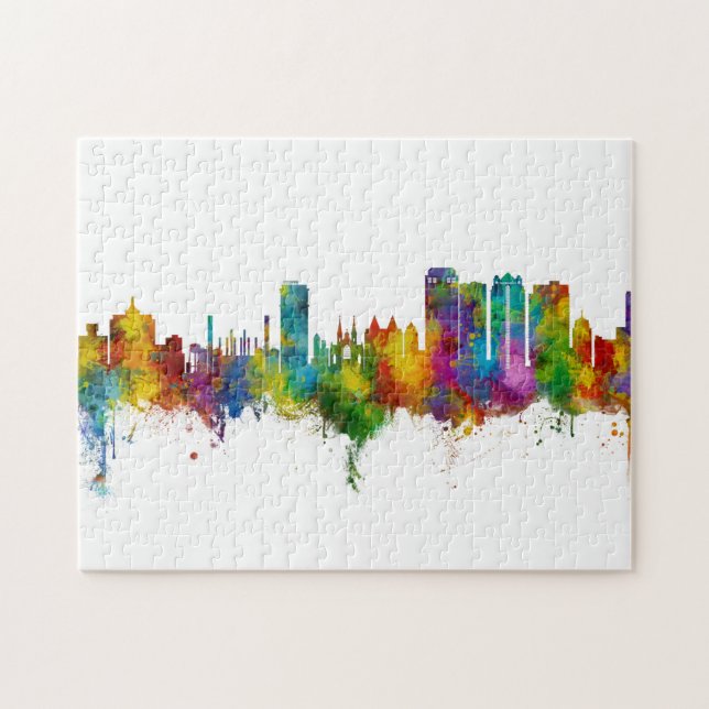 Birmingham Alabama Skyline Jigsaw Puzzle (Horizontal)