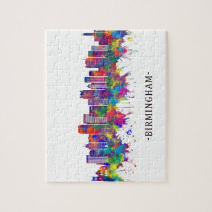 Birmingham Alabama Skyline Jigsaw Puzzle