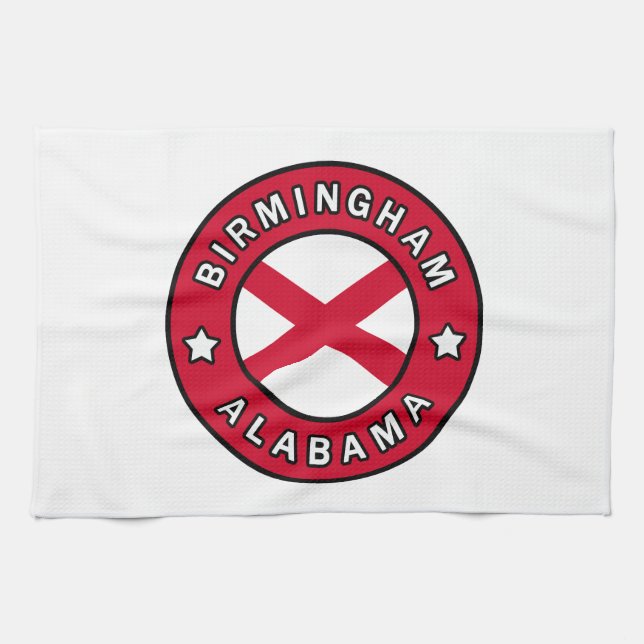 Birmingham Alabama Tea Towel (Horizontal)