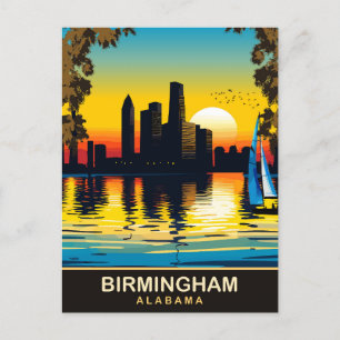 Birmingham Alabama, Travel Postcard