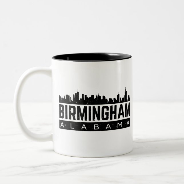 Birmingham Alabama Two-Tone Coffee Mug (Left)