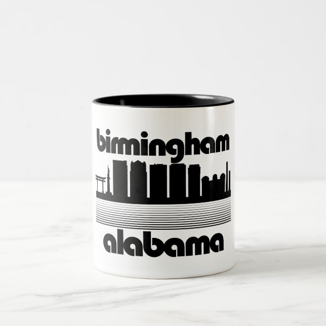 Birmingham,Alabama Two-Tone Coffee Mug (Center)