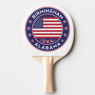 Birmingham, Alabama, USA Ping Pong Paddle