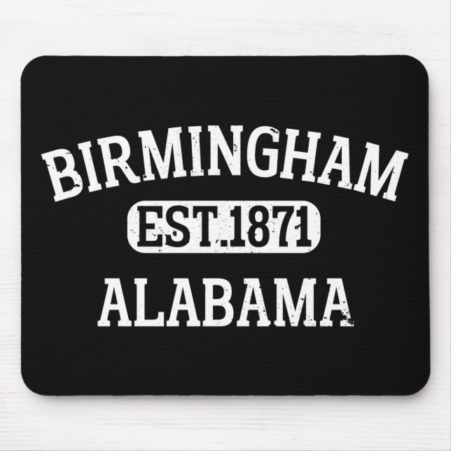 Birmingham Alabama Vintage Mouse Pad (Front)