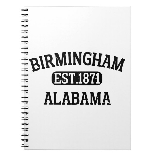 Birmingham Alabama Vintage Notebook (Front)