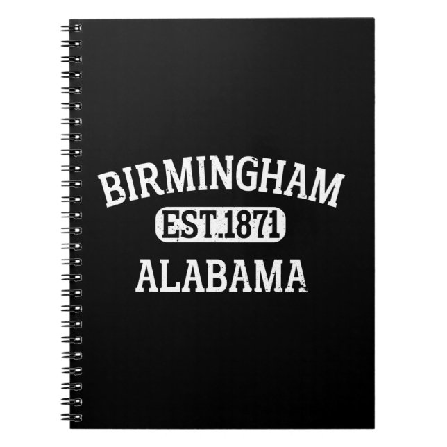 Birmingham Alabama Vintage Notebook (Front)