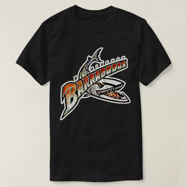 Birmingham Barracudas T-Shirt (Design Front)
