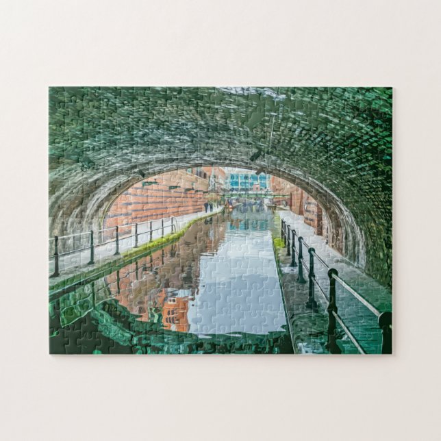 Birmingham canal tunnel view jigsaw puzzle (Horizontal)