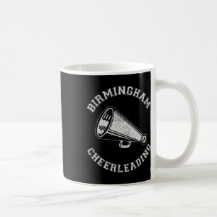 Birmingham Cheer Distressed Retro 90's Cheerleader Coffee Mug