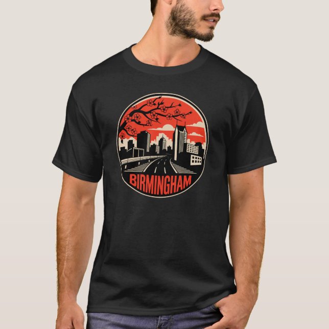 Birmingham City Alabama USA T-Shirt (Front)