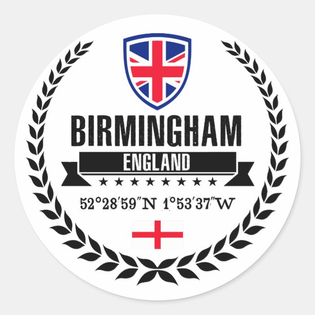 Birmingham Classic Round Sticker (Front)