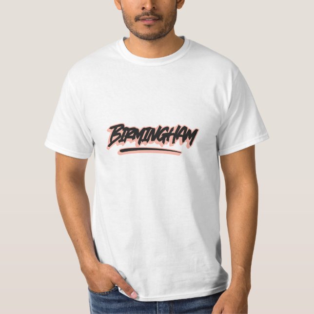 Birmingham Graffiti Style T-Shirt (Front)