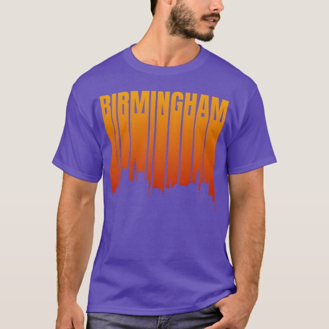 Birmingham Skyline funny T-Shirt (Front)