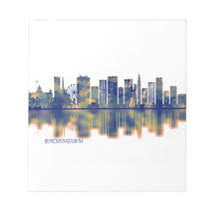 Birmingham Skyline Notepad