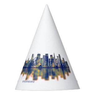 Birmingham Skyline Party Hat