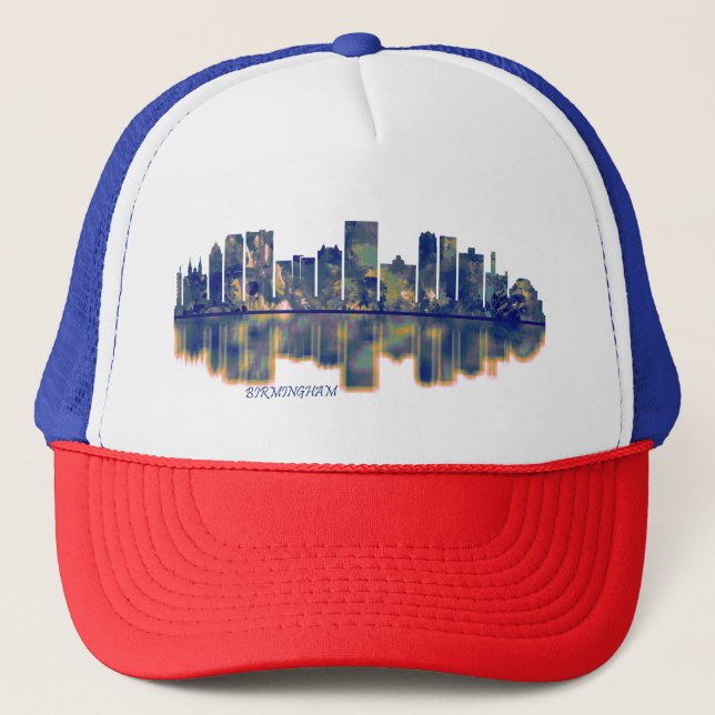 Birmingham Skyline Trucker Hat (Front)