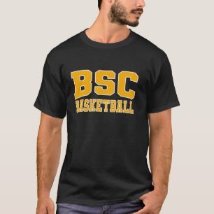 Birmingham Southern College BSC Basketball YLW WHT T-Shirt