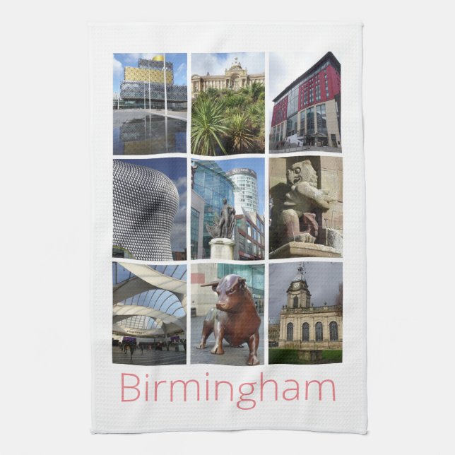 Birmingham Tea Towel (Vertical)