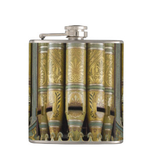 Birmingham Town Hall organ pipes Hip Flask