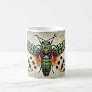 Bironides insect dorsal view 120724IREF118 - Water Coffee Mug