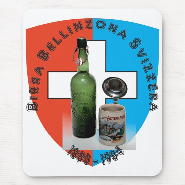 Birra Bellinzona Svizzera Mauspad Mouse Pad (Front)