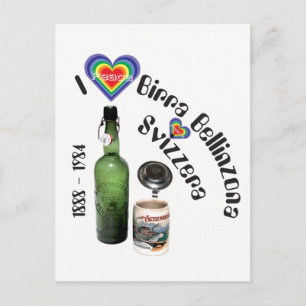 Birra Bellinzona Svizzera Postkarte Postcard
