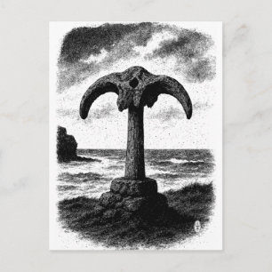 Birsay Whalebone – Orkney Ink Monument Postcard