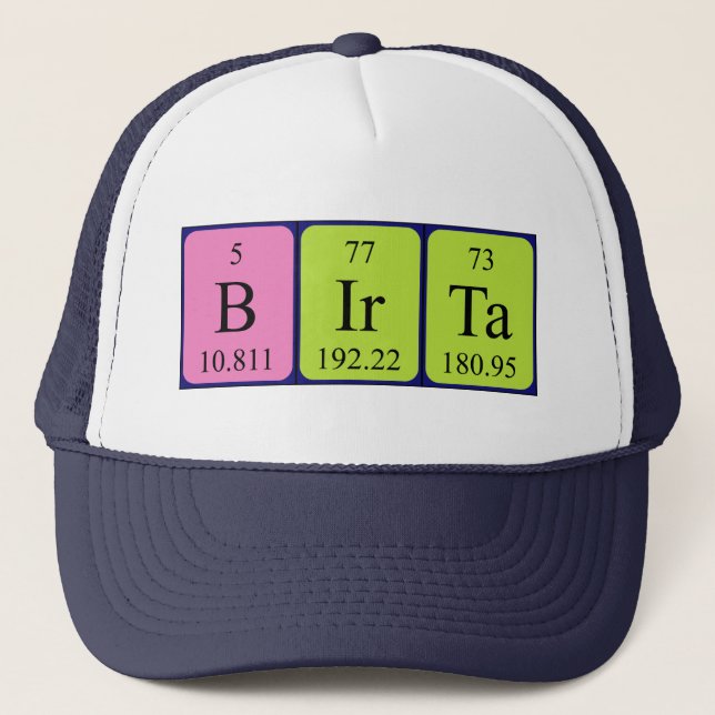 Birta periodic table name hat (Front)