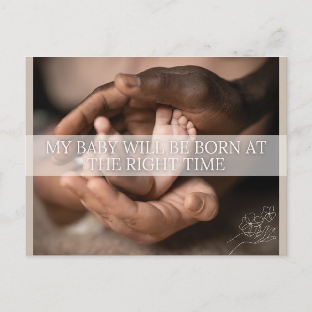 Birth Affirmation Card (Front)