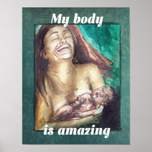 Birth Affirmation Poster "Amazing!"