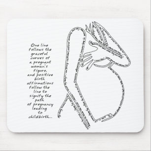 Birth Affirmations Mousepad