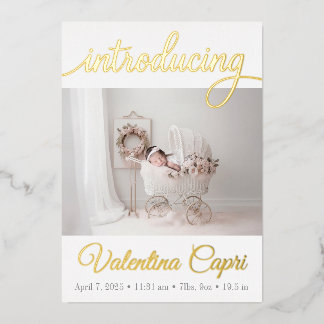 Birth Announcement 