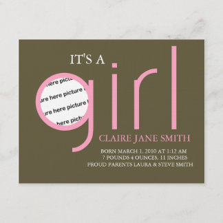 Birth Announcement