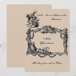 Birth announcement - Birth card