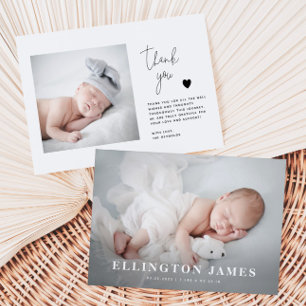 Birth Announcement Card New Baby Announcement